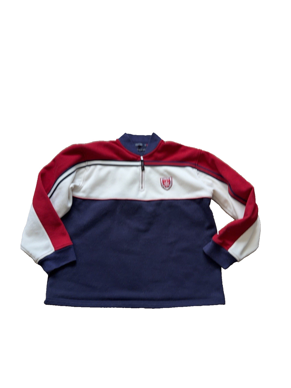 Vintage 2002 Men’s Tommy Hilfiger 1/4 Zip Ski Club Pullover Sweater size XL
